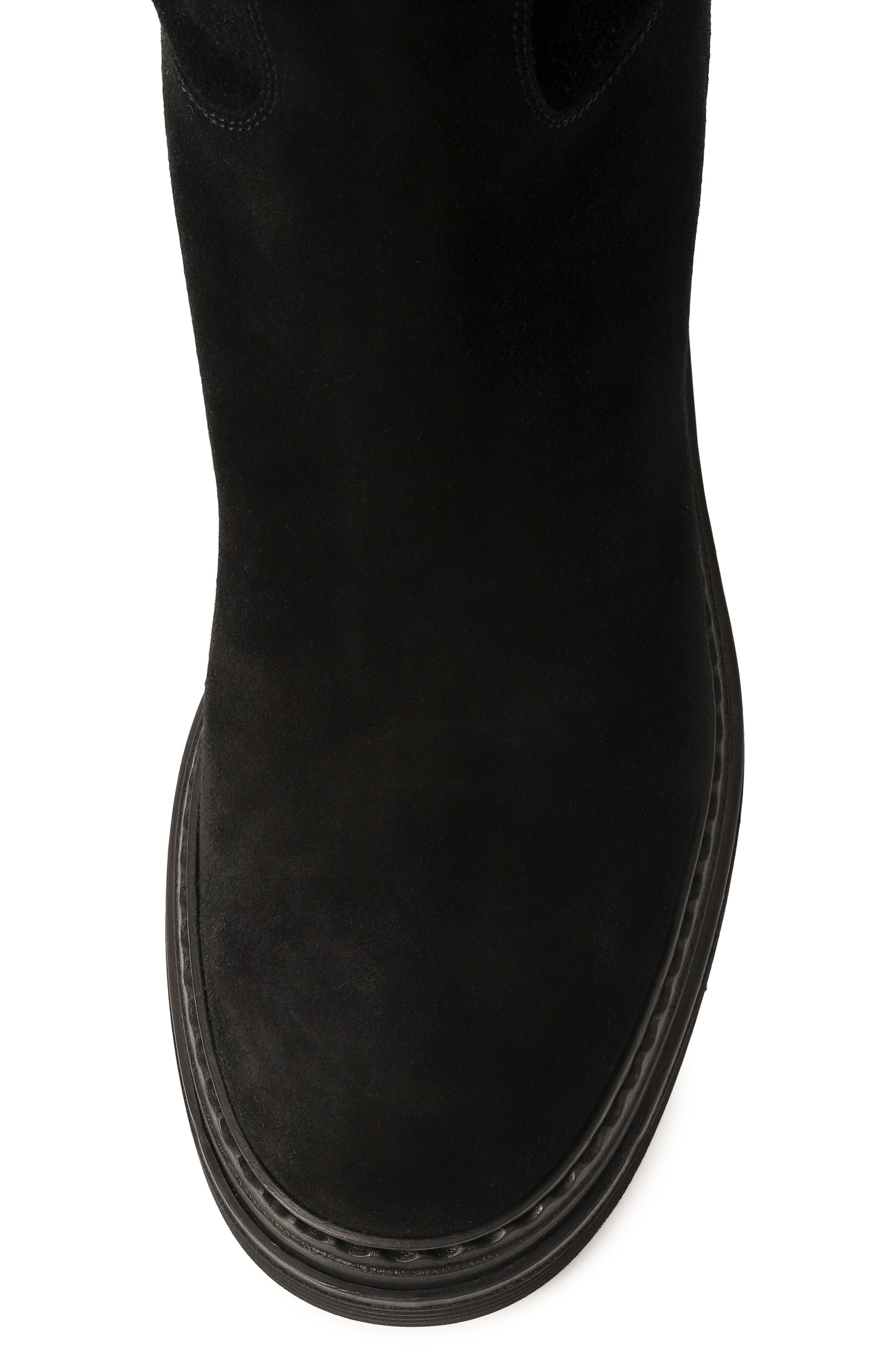 Замшевые сапоги day classic DOLCE & GABBANA черного цвета по цене 117000 руб., арт. CU1141/AS915, фото 6 Замшевые сапоги day classic DOLCE & GABBANA, арт. CU1141/AS915, фото 6