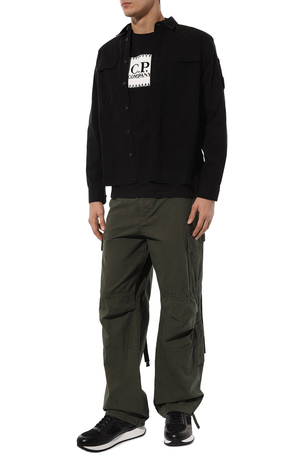 Хлопковый лонгслив C.P. COMPANY, арт. 16CMTS265A005100W, фото 2