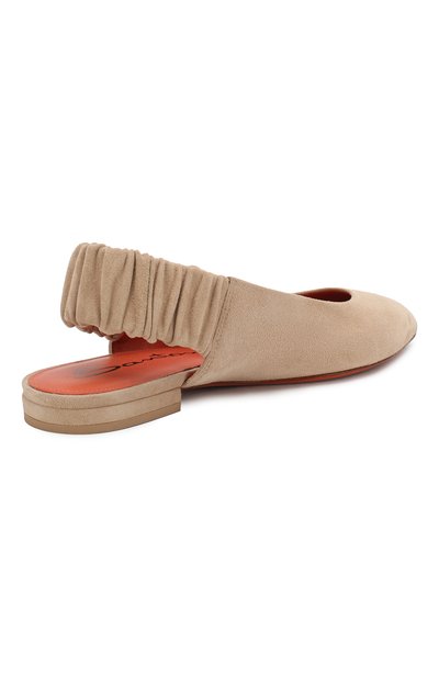 Замшевые балетки SANTONI, арт. WAWN58486HI2CMGDE40, фото 4