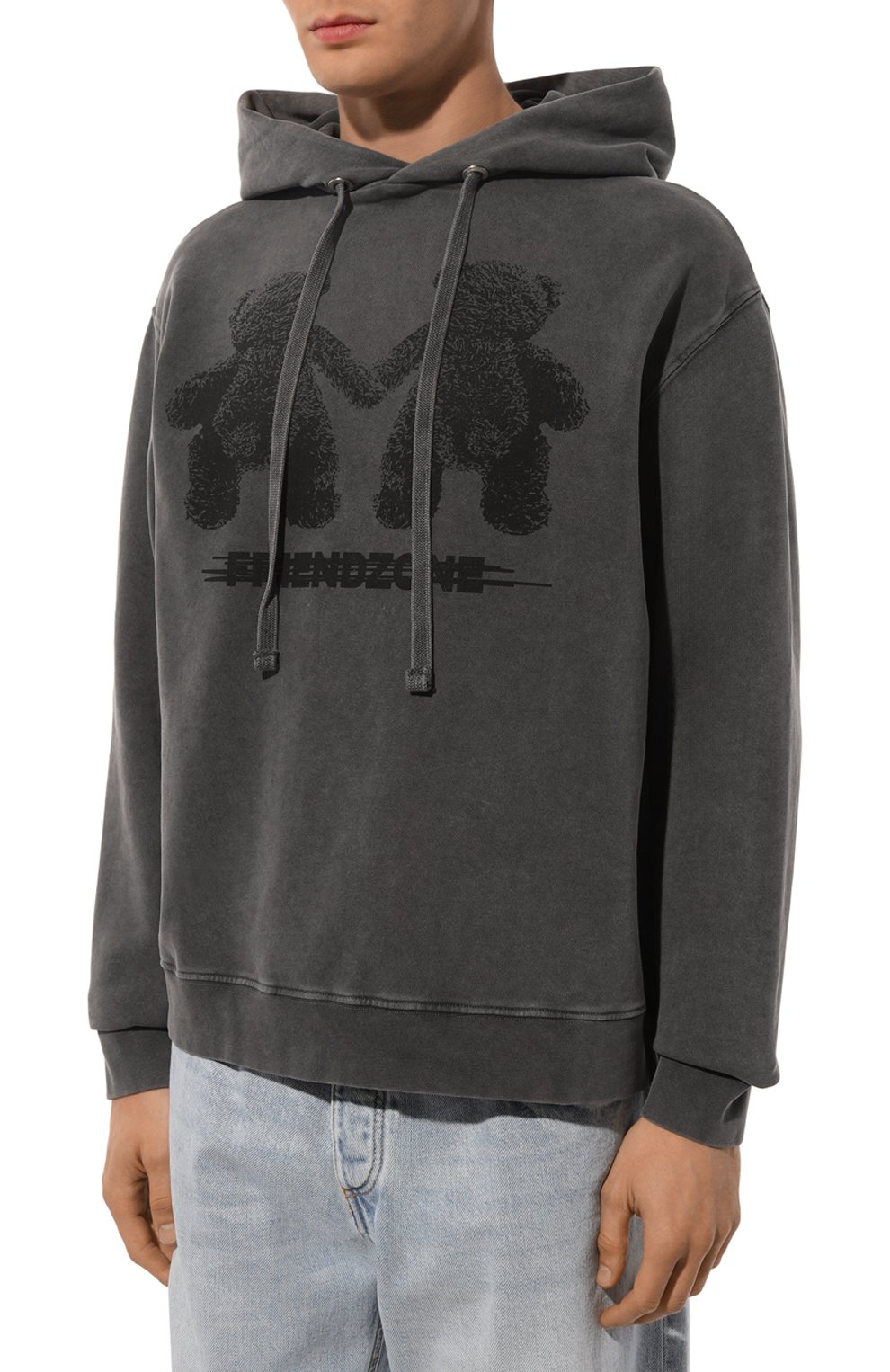 Хлопковое худи DIEGO VENTURINO, арт. D3W4DVFLH0FZ, фото 3