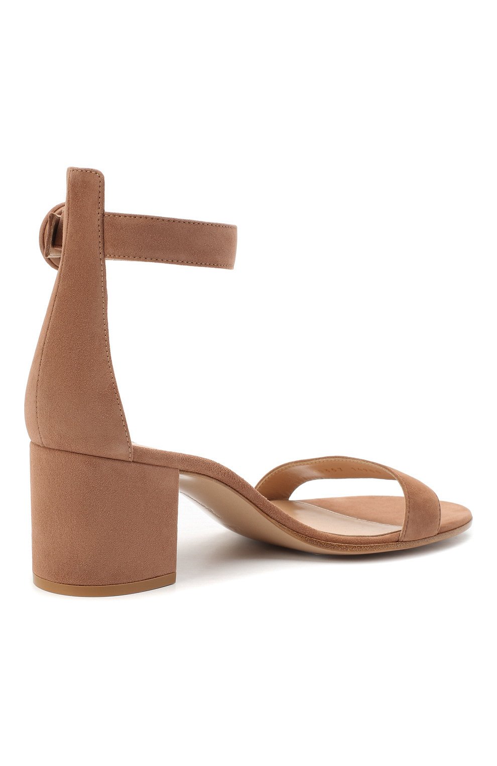 Замшевые босоножки versilia 60 GIANVITO ROSSI бежевого цвета по цене 87600 руб., арт. G60357.60RIC.CAMPRAL, фото 5 Замшевые босоножки versilia 60 GIANVITO ROSSI, арт. G60357.60RIC.CAMPRAL, фото 5