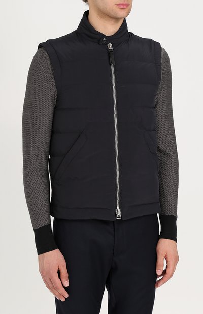 Пуховый стеганый жилет на молнии TOM FORD, арт. BN097/TF0383, фото 3
