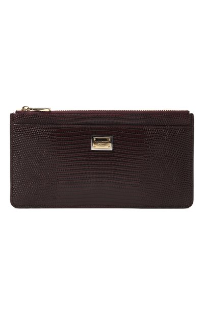 Женский кожаный футляр для кредитных карт DOLCE & GABBANA, арт. BI1265/A1095
