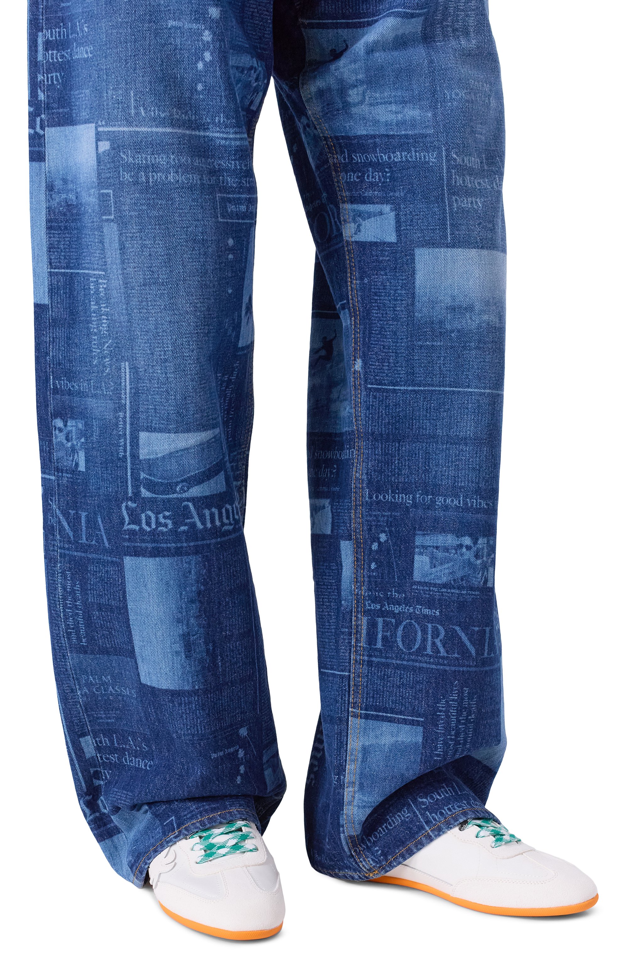 Кожаные кеды pa 5 PALM ANGELS, арт. PMIA105F25LEA001, фото 3