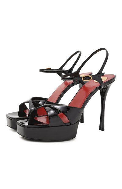 Женские лакированные босоножки debbie 110 SAINT LAURENT, арт. 820579/1TV00