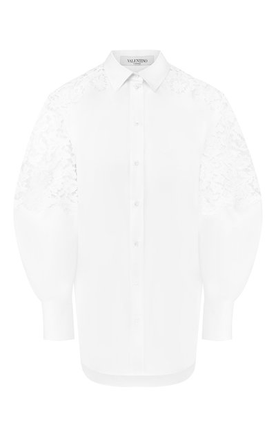 Женская хлопковая рубашка VALENTINO, арт. TB0AB17K1M1