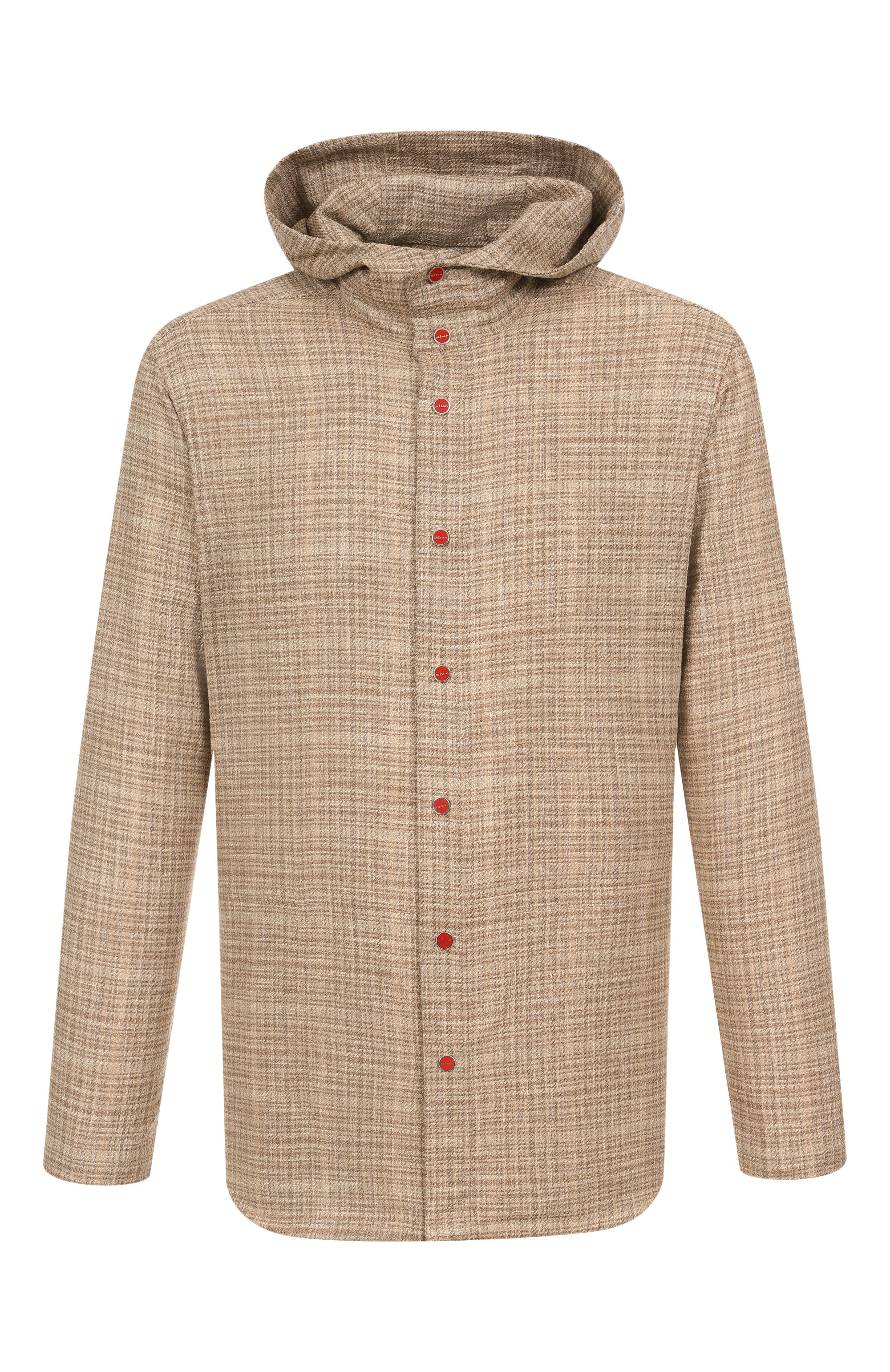 Рубашка из шерсти и шелка KITON, арт. UMCPETEK0617E18, фото 1