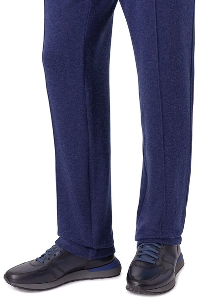 Кожаные кроссовки MAGNANNI темно-синего цвета по цене 49950 руб., арт. 26313/YUKI, фото 3 Кожаные кроссовки MAGNANNI, арт. 26313/YUKI, фото 3