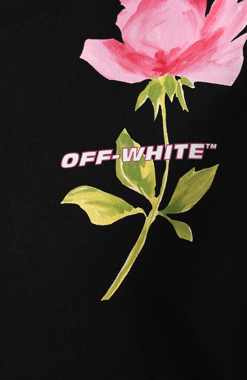 Хлопковая футболка OFF-WHITE, арт. 0WAA049S19B070601088, фото 5