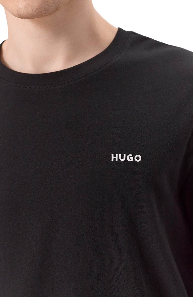Хлопковый лонгслив HUGO, арт. 50466159, фото 1