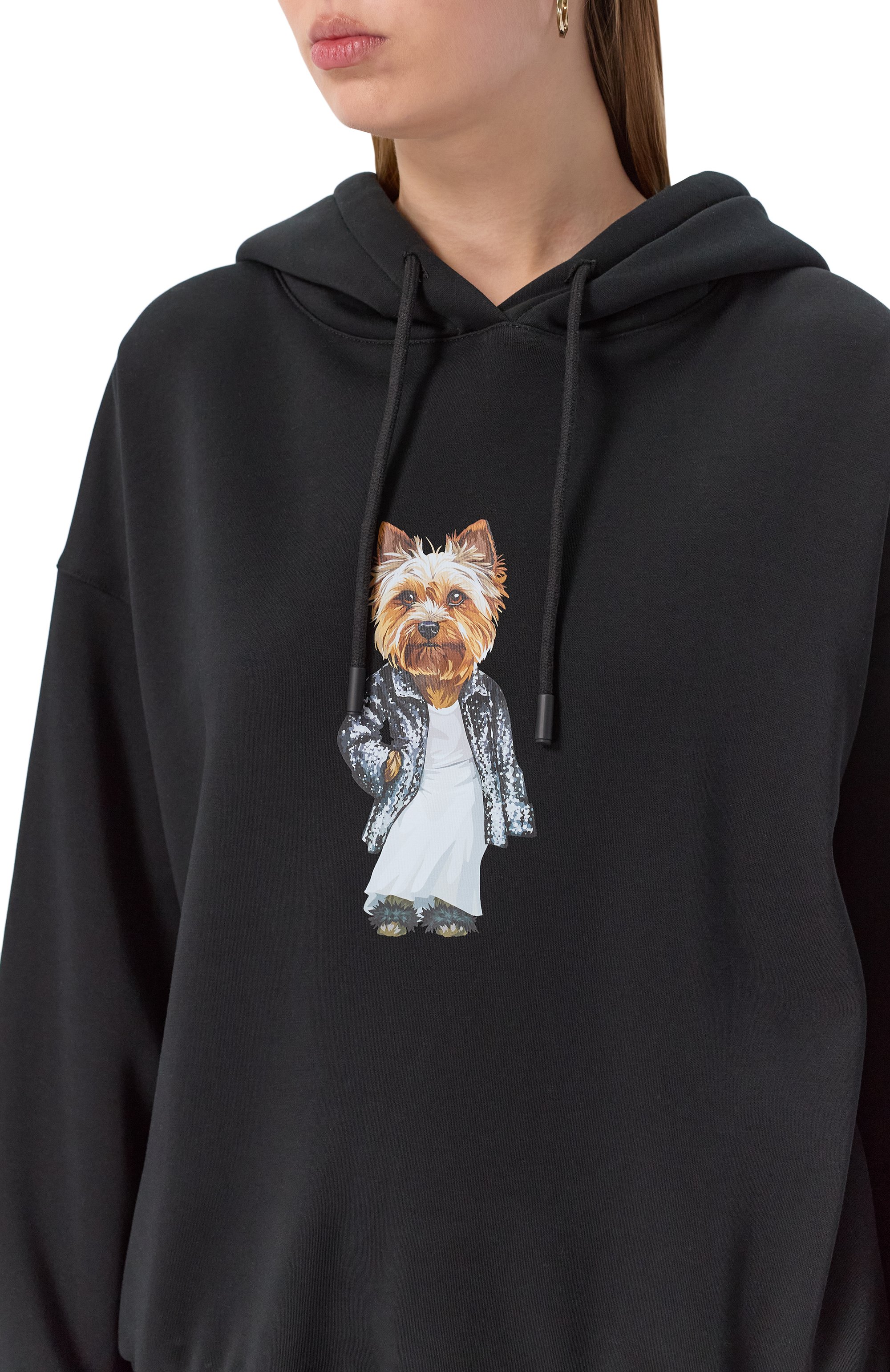 Худи FLASHIN черного цвета по цене 19800 руб., арт. FF25HDOY, фото 5 Худи FLASHIN, арт. FF25HDOY, фото 5