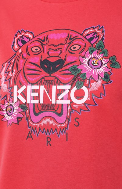 Хлопковая футболка KENZO, арт. F962TS8124Y0, фото 5
