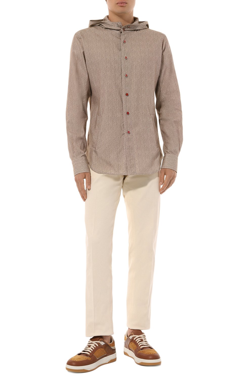 Кожаные кеды sneak-air SANTONI, арт. MBSG22000BAMGMUS, фото 2