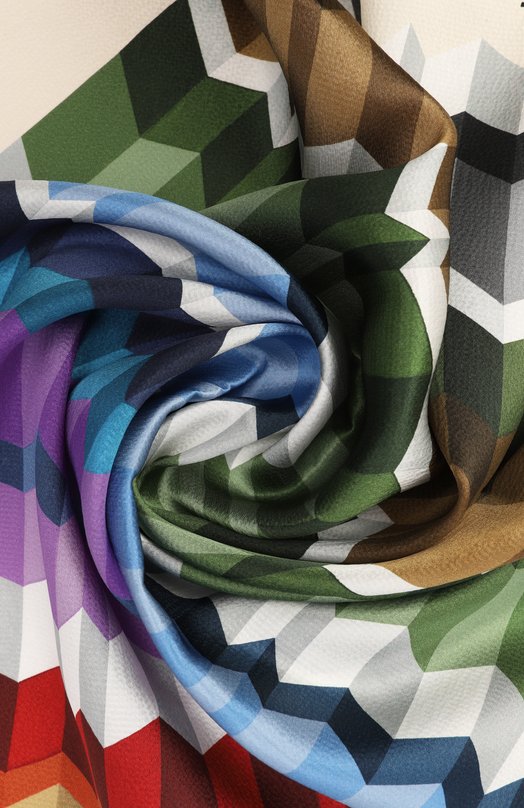 Шелковый платок Missoni F041RADA648 Разноцветный  F041RADA648 Фото 3