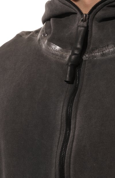 Хлопковая толстовка ISAAC SELLAM, арт. ZIPPYH00D BANDE-M0LLET0N H23, фото 5