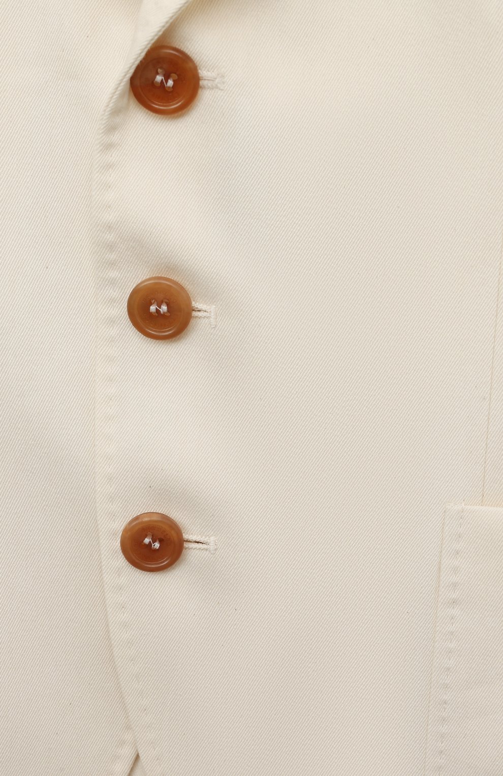 Хлопковый пиджак BRUNELLO CUCINELLI кремового цвета по цене 89950 руб., арт. BS443K726B, фото 3 Хлопковый пиджак BRUNELLO CUCINELLI, арт. BS443K726B, фото 3