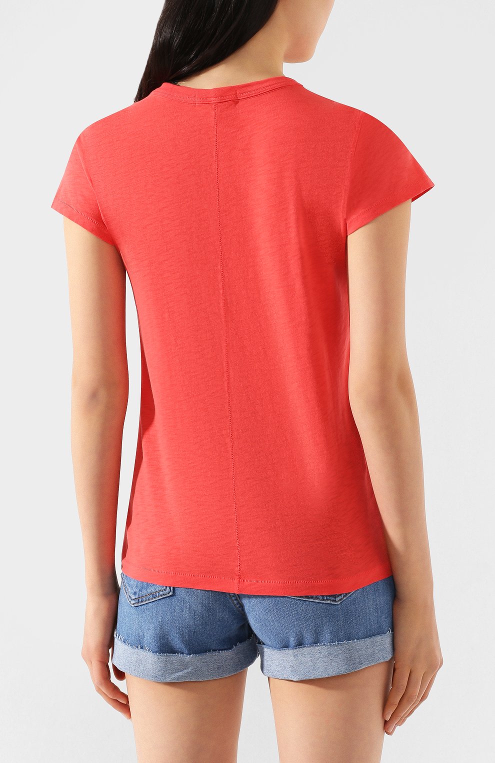 Хлопковая футболка RAG AND BONE, арт. WCC20ST034CH34, фото 4