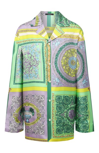 Женская шелковая рубашка VERSACE, арт. AUD05056/1F00508