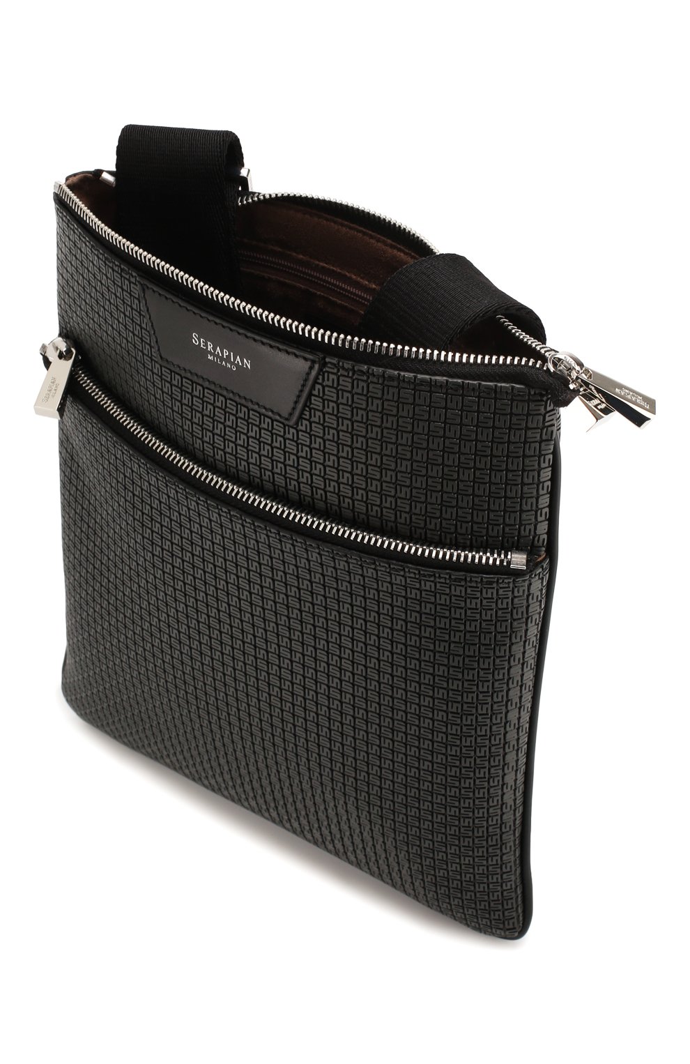 Сумка-планшет SERAPIAN темно-серого цвета по цене 49150 руб., арт. SSTEPMML6794M23C, фото 4 Сумка-планшет SERAPIAN, арт. SSTEPMML6794M23C, фото 4