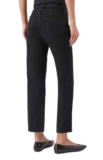 Джинсы KHAITE черного цвета по цене 74350 руб., арт. 1071-091/W913, фото 4 Джинсы KHAITE, арт. 1071-091/W913, фото 4