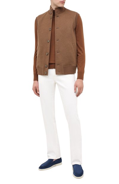 Замшевые лоферы summer walk LORO PIANA, арт. FAE8124, фото 2