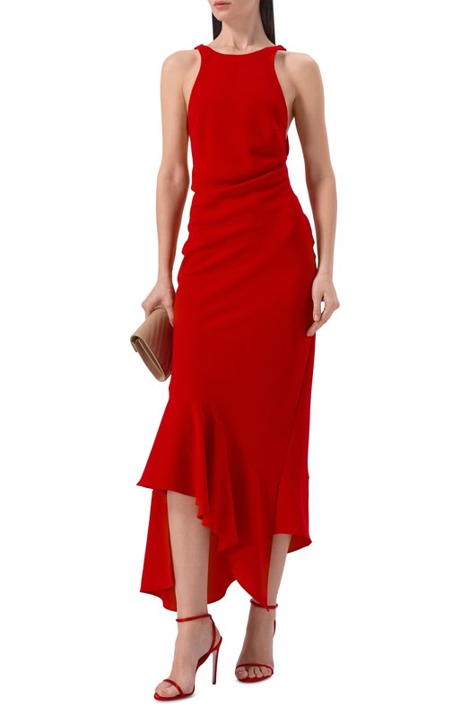 Комбинированные босоножки Ellabrita 105 Rene Caovilla C12848-105/R001 Красный  C12848-105/R001 Фото 3