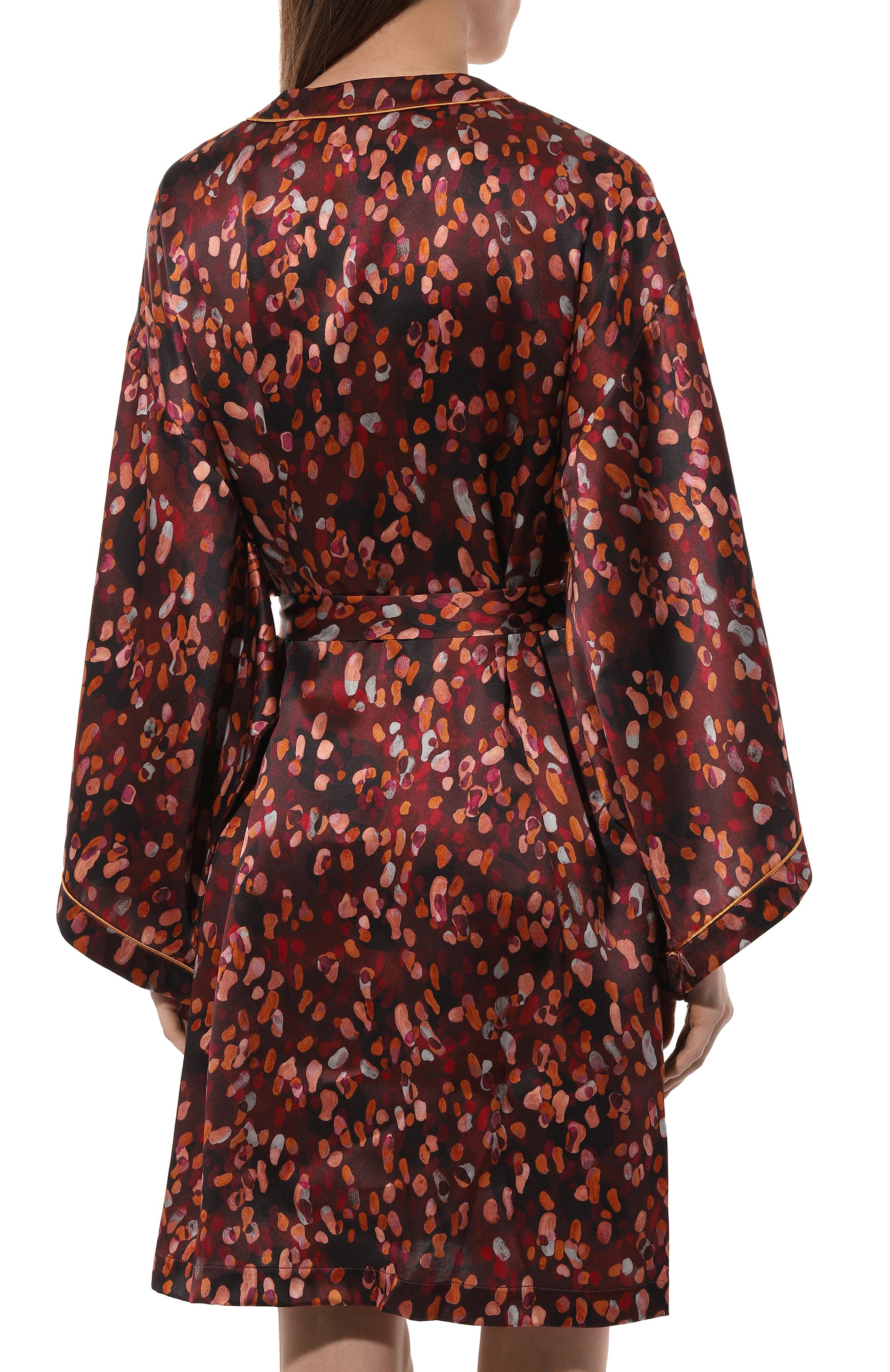 Шелковый халат LUNA DI SETA, арт. VLST61108, фото 4