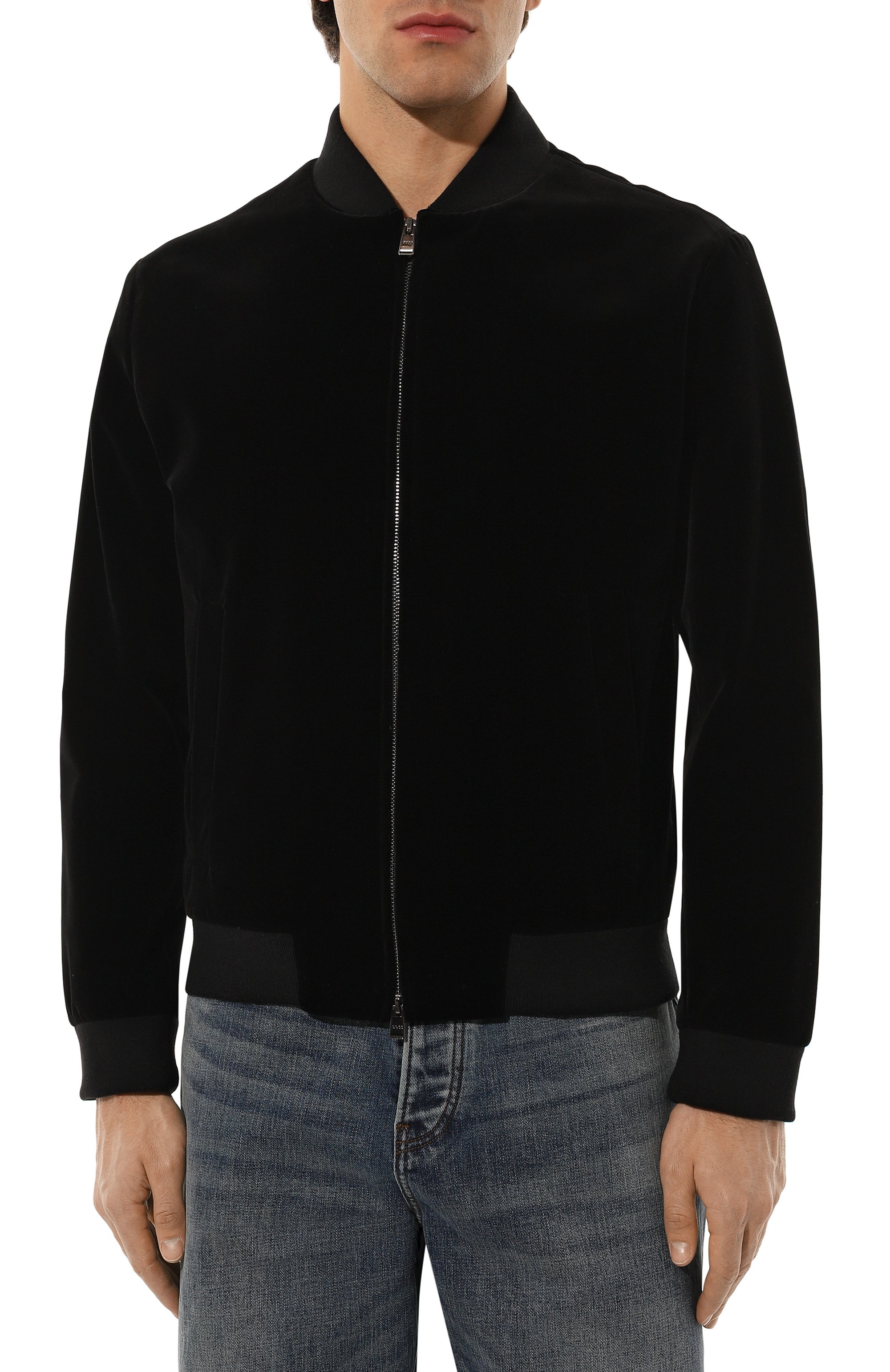 Бархатный бомбер BOSS, арт. 50527947, фото 3