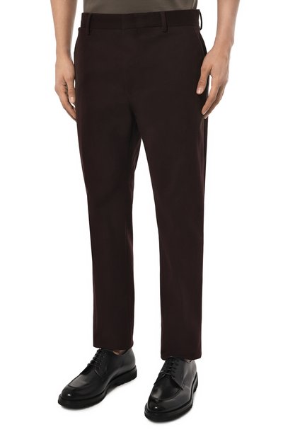 Хлопковые брюки ZEGNA, арт. UCI14A6/TR14, фото 3