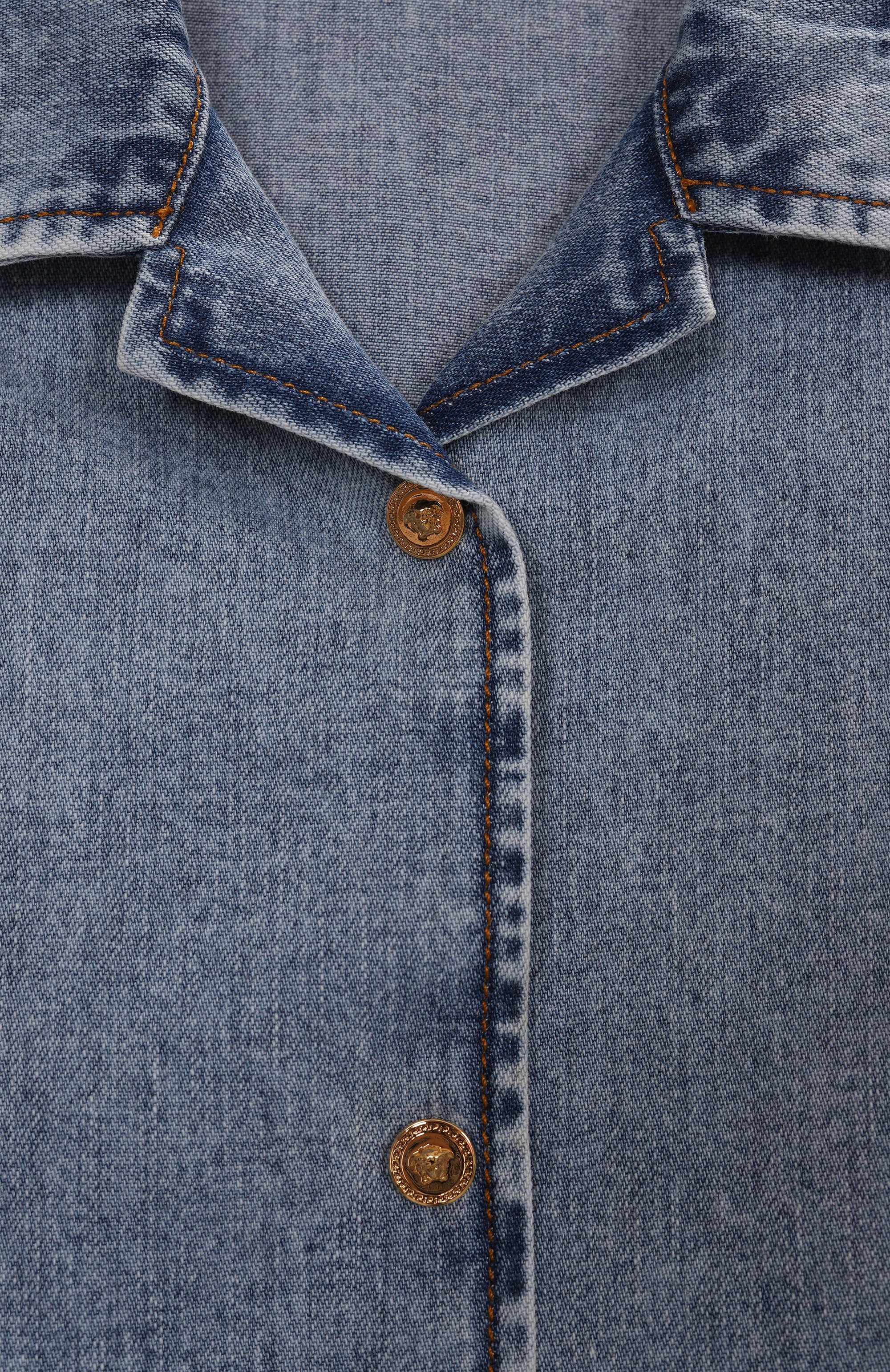 Джинсовая рубашка VERSACE, арт. 1018225/1A13128/4A-6A, фото 3