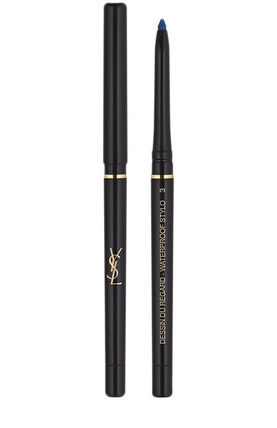 Женский карандаш для глаз dessin du regard waterproof, 03 bleu addiction YSL, арт. 3614271269751