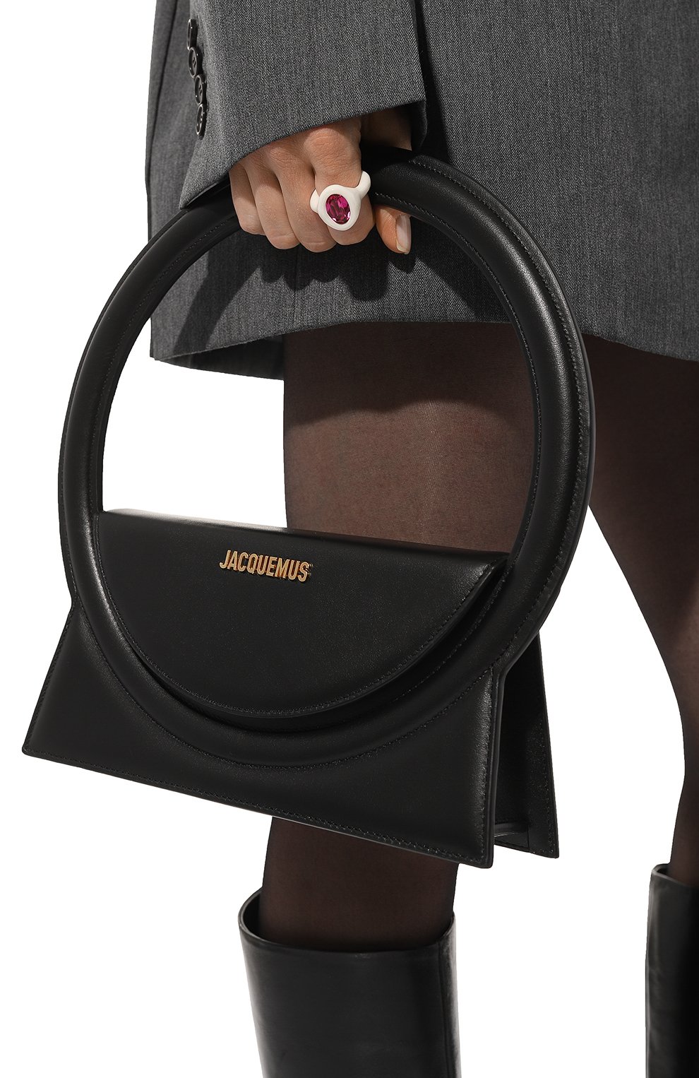 Сумка le sac rond JACQUEMUS, арт. 22E/221BA015-3060, фото 2