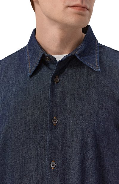 Джинсовая рубашка DRIES VAN NOTEN, арт. 020743/4402, фото 5