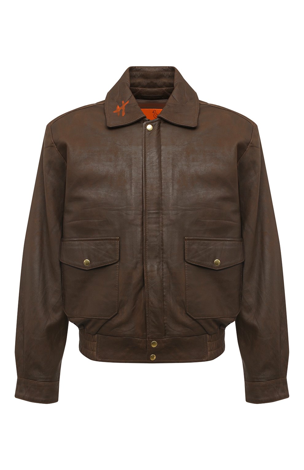 Кожаный бомбер UNIQUE AS DUCK, арт. KOZK1, фото 1