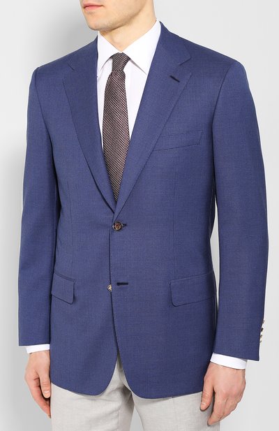 Пиджак из смеси шерсти и шелка BRIONI, арт. RGH00U/P9A8F/PARLAMENT0, фото 3