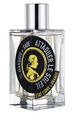 Парфюмерная вода attaquer le soleil marquis de sade (100ml) ETAT LIBRE D'ORANGE бесцветного цвета, арт. ALS100 | Фото 1 (Региональные ограничения белый список (Axapta Mercury): Не проставлено; Нос: Не проставлено; Тип продукта - парфюмерия: Парфюмерная вода; Ограничения доставки: flammable)