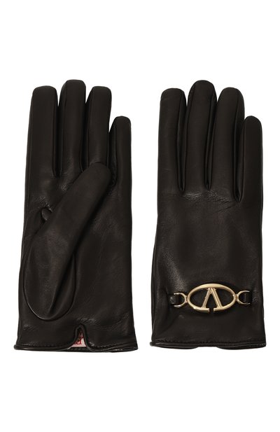 Кожаные перчатки VALENTINO, арт. 5W2GDA30/BVI, фото 2