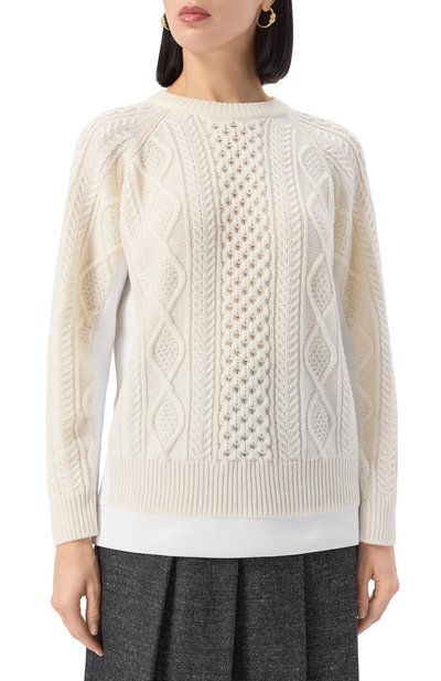 Шерстяной свитер LORENA ANTONIAZZI, арт. BM17A/328, фото 3