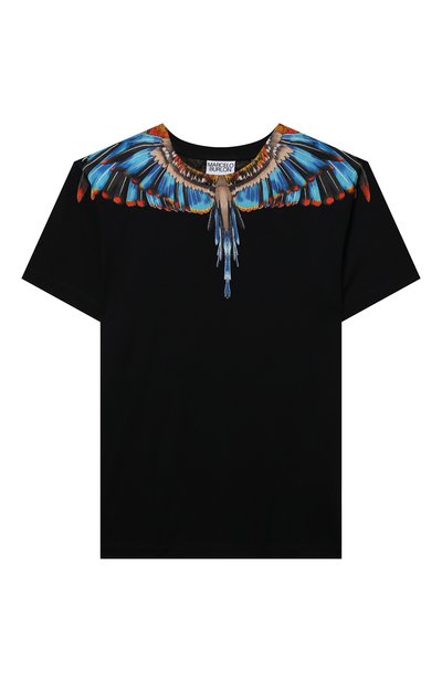 Хлопковая футболка MARCELO BURLON KIDS OF MILAN, арт. CBAA002F21JER009, фото 1