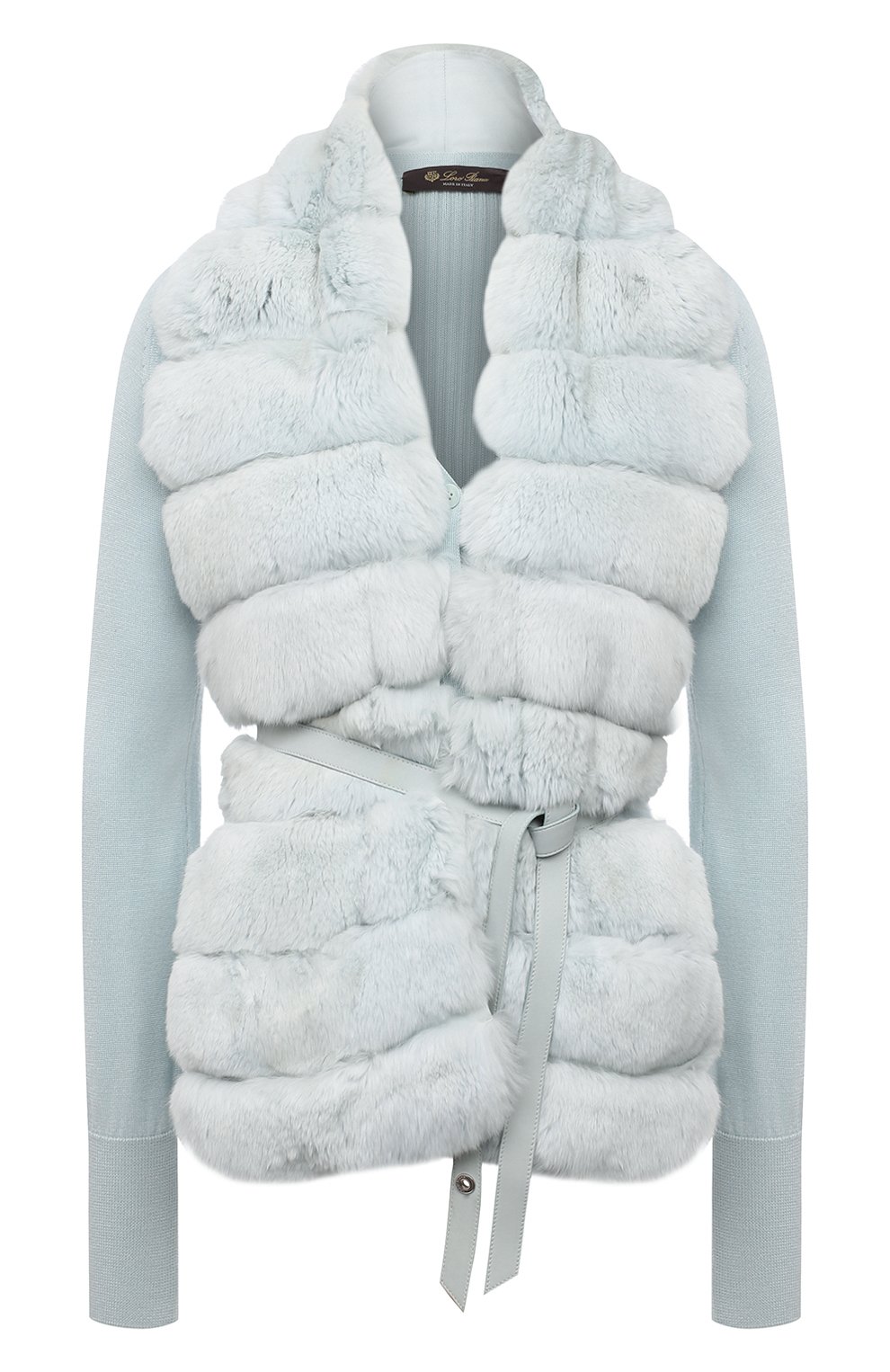 Кардиган с во ротником из меха шиншиллы LORO PIANA, арт. FAF6112, фото 1