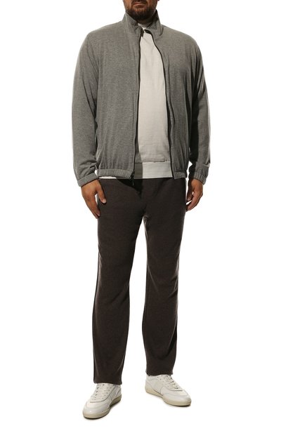 Брюки из хлопка и кашемира CAPOBIANCO, арт. 13M735.LB00./58-60, фото 2