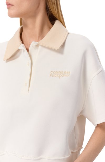 Хлопковое поло COMME DES FUCKDOWN, арт. CFABW01594, фото 5
