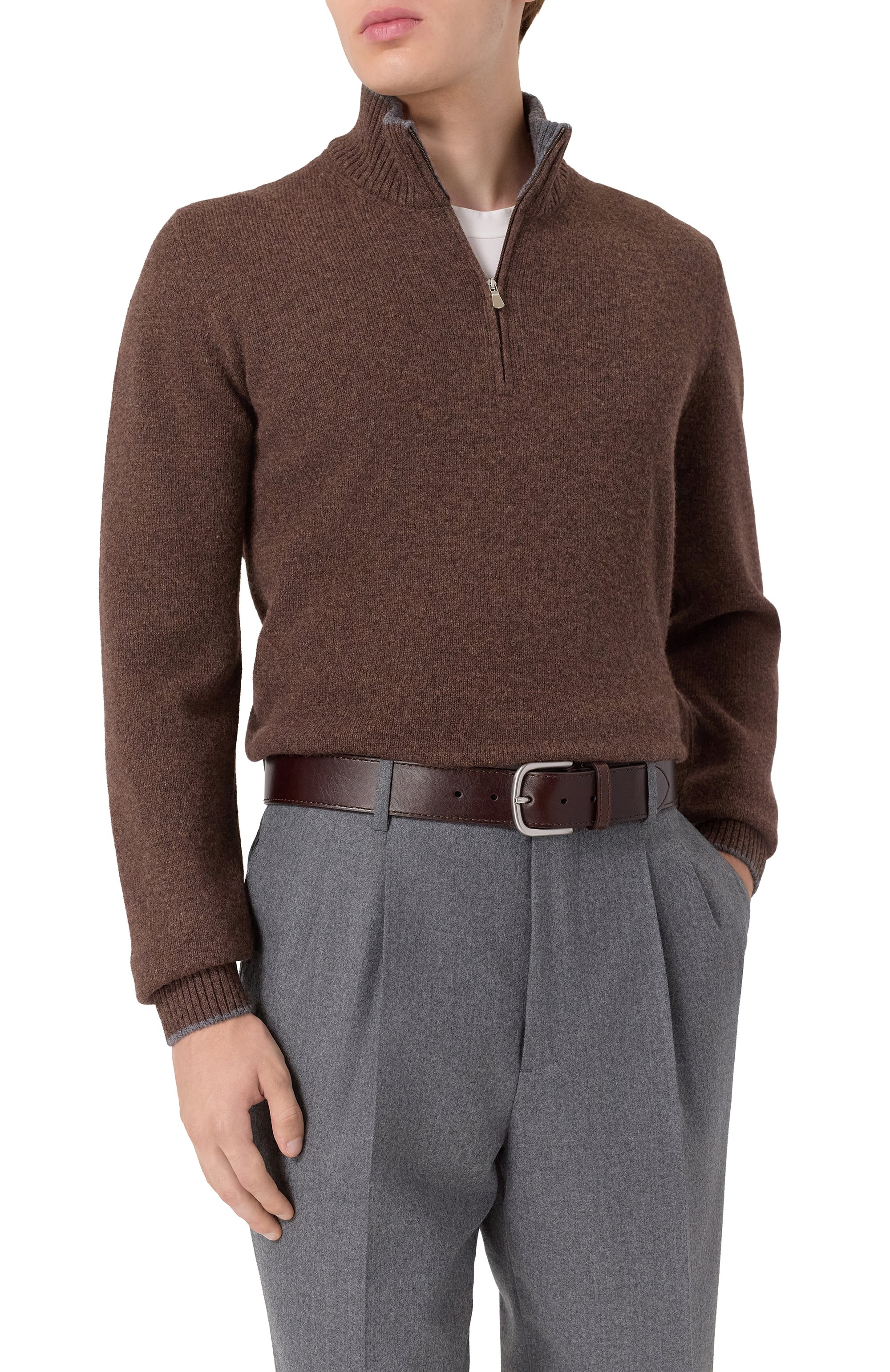 Кожаный ремень CORNELIANI, арт. 26V319-2620815, фото 2