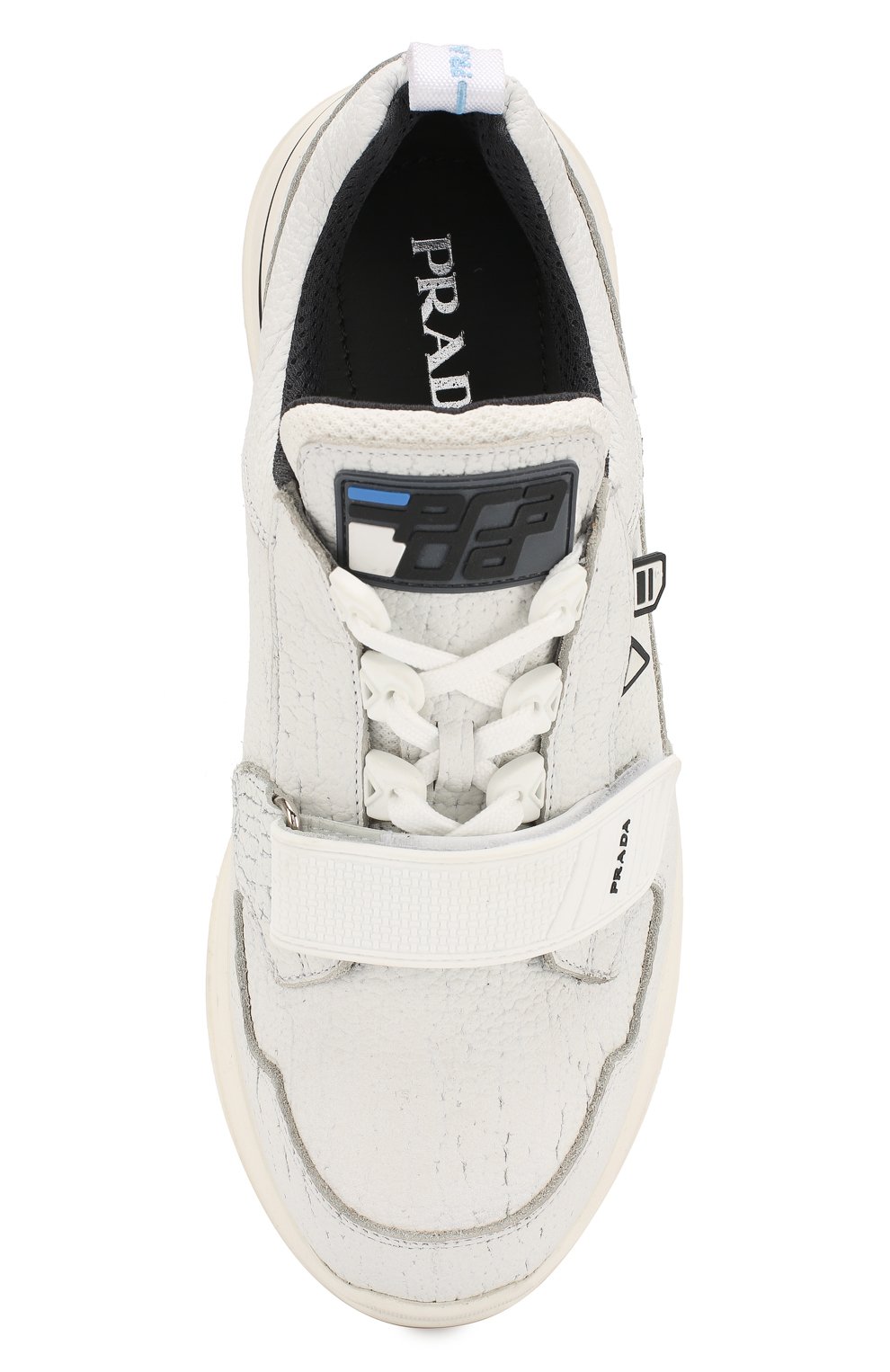 Кожаные кеды PRADA, арт. 2EG266-QT5-F0009, фото 5