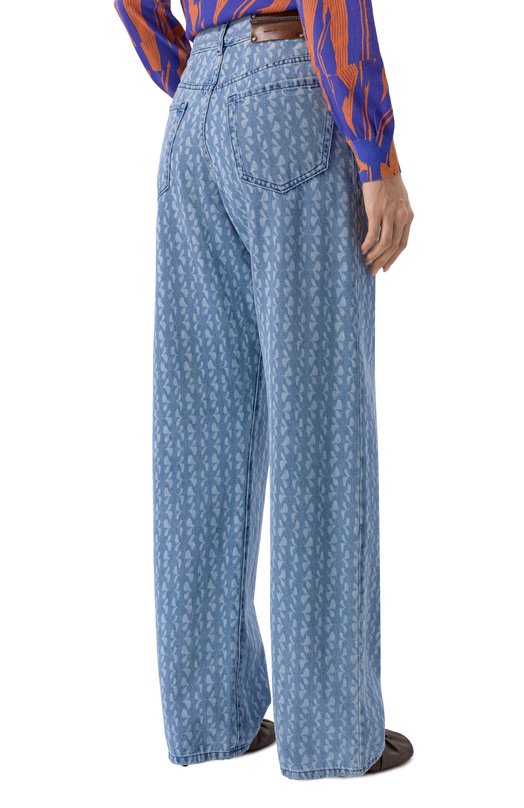 Джинсы Dries Van Noten 130935/3387 Голубой  130935/3387 Фото 4