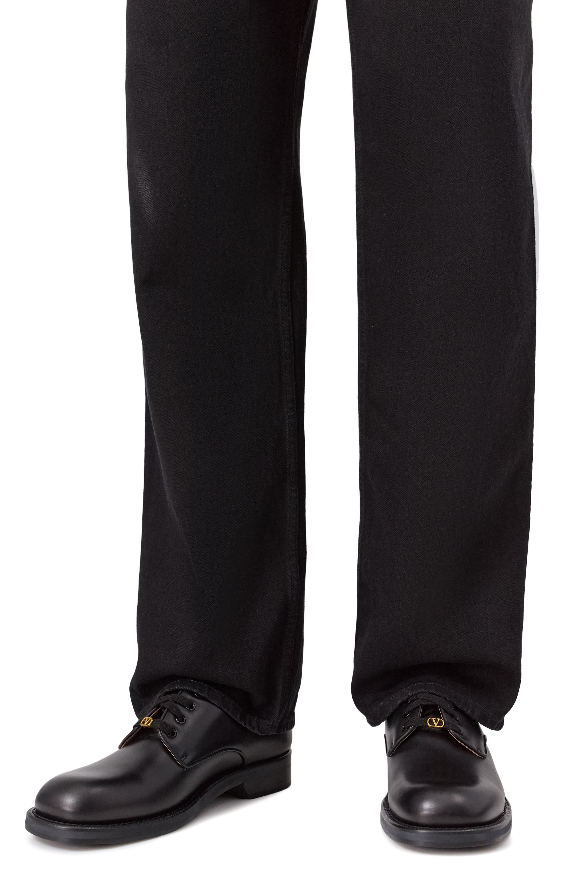 Кожаные дерби punx VALENTINO черного цвета по цене 117500 руб., арт. 7Y2S0L19/NBK, фото 3 Кожаные дерби punx VALENTINO, арт. 7Y2S0L19/NBK, фото 3