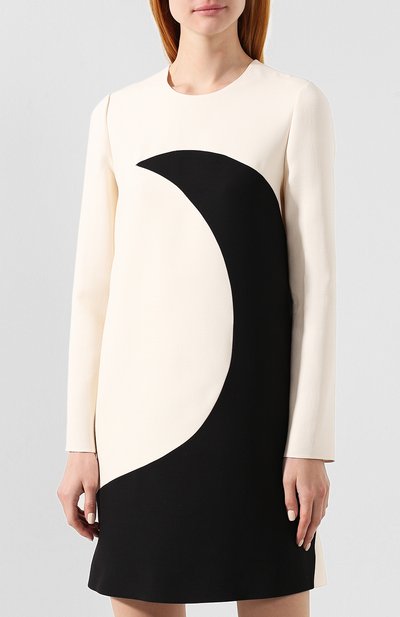 Платье из смеси шерсти и шелка VALENTINO, арт. SB3VADD81CF, фото 3