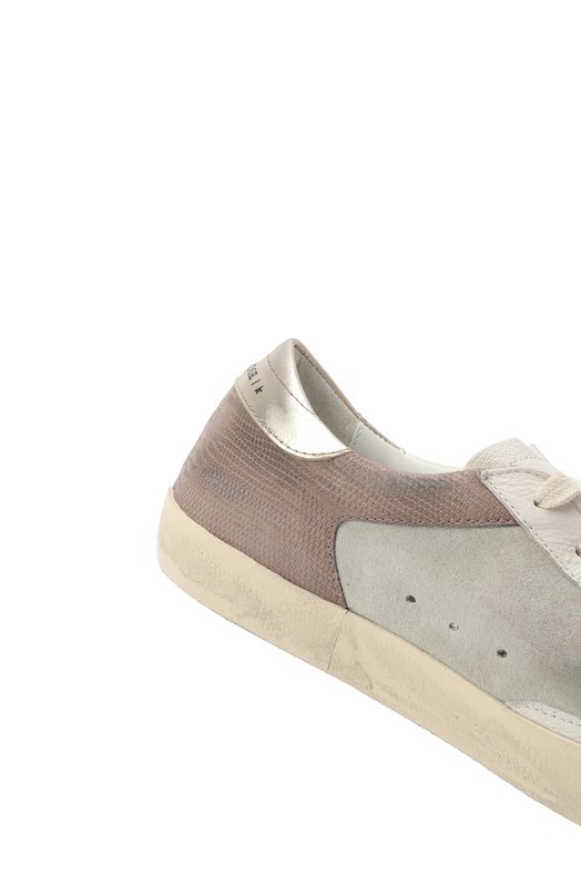 Кожаные кеды Super-Star Golden Goose Deluxe Brand GWF00103.F006828 Белый  GWF00103.F006828 Фото 7