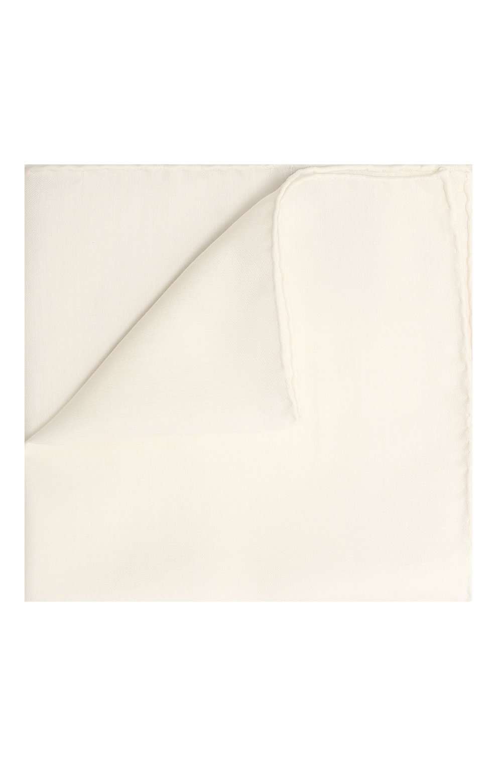 Платок из хлопка и шелка ZEGNA кремового цвета по цене 13500 руб., арт. 38B-E8R41A, фото 1 Платок из хлопка и шелка ZEGNA, арт. 38B-E8R41A, фото 1