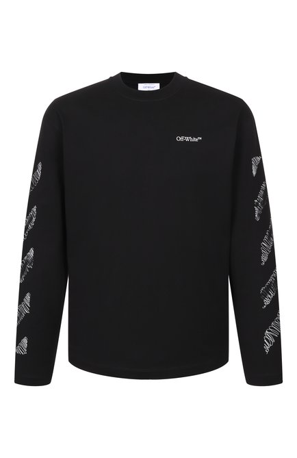 Мужская хлопковый лонгслив OFF-WHITE, арт. 0MAB09CF25JER005